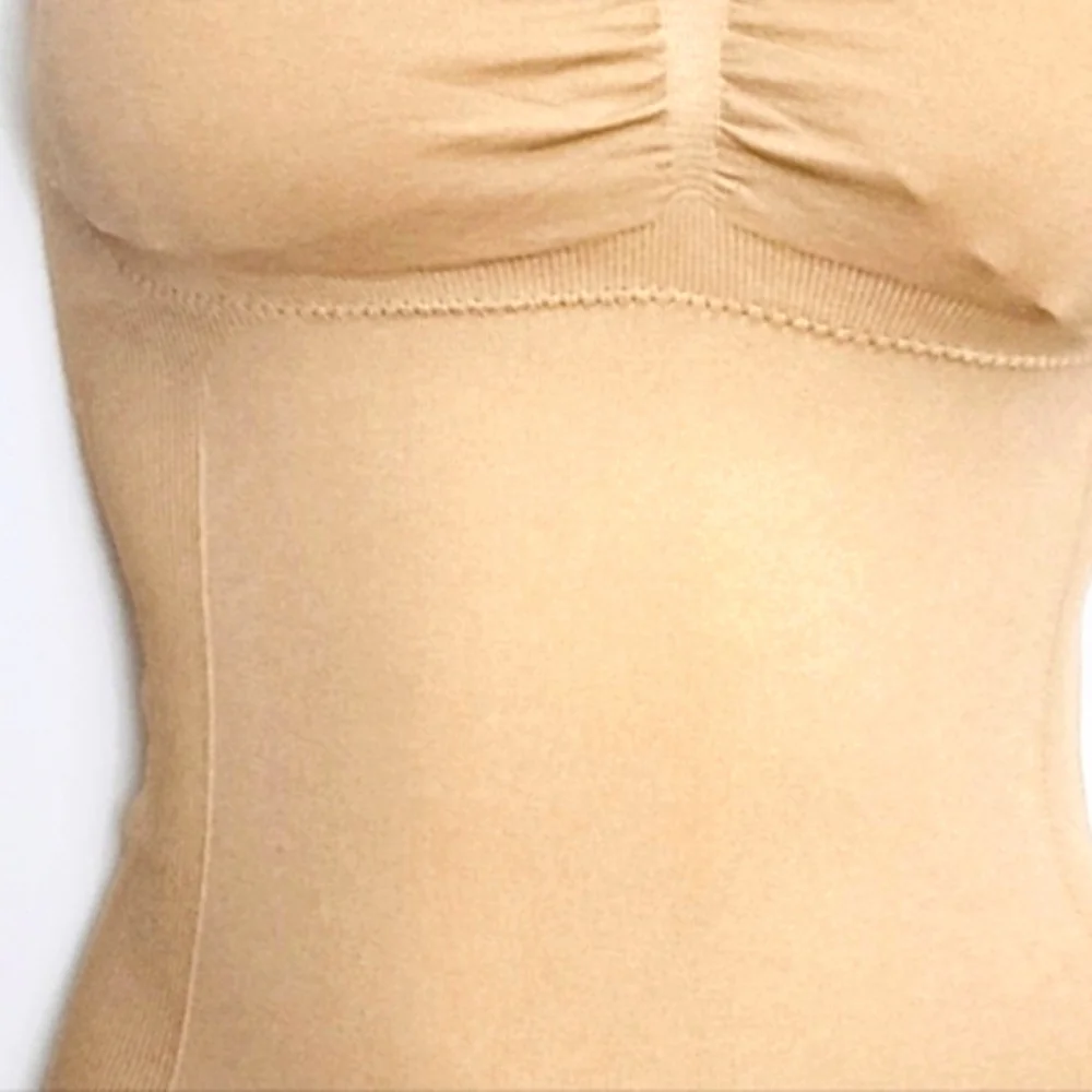 Joyshaper Women's Bodyshaper with Removable Bra Tan Size M